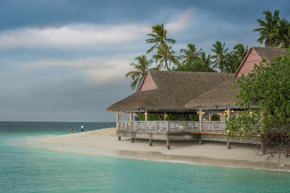 Beachfront Nipa Villa with Lagoon Views