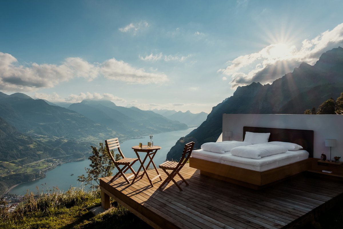 Glamping Deck above the Clouds